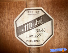 Load image into Gallery viewer, Zen-On CM-300 Minstrel Folk Guitar 1953