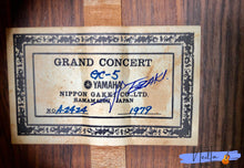 Load image into Gallery viewer, YAMAHA GC-5 (Hideyuki Ezaki) 1979 – Handmade Grand Concert Classical Guitar