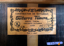 Load image into Gallery viewer, Tamura P45 Handmade Ramirez Style Concert Classical Guitar (1974)