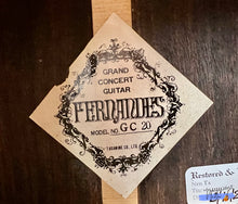 Load image into Gallery viewer, Fernandes GC-20 Grand Concert Classical Guitar