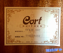 Load image into Gallery viewer, CORT SFX-1F ACOUSTIC ELECTRIC GUITAR - NATURAL