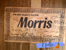 Load image into Gallery viewer, MORRIS M-15 CLASSICAL GUITAR 1970
