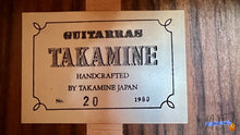 Load image into Gallery viewer, Takamine No.20 Classical Guitar (1980)