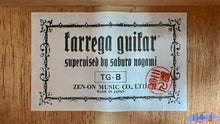 Load image into Gallery viewer, Tarrega TG-B Classical Guitar - Saboru Nogami