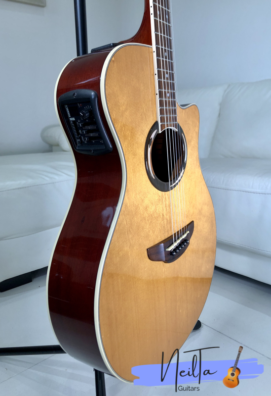 Yamaha apx nylon string guitar deals