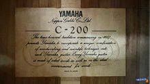 Load image into Gallery viewer, Yamaha C-200 Electric Classical Guitar (Feb 1977)