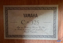 Load image into Gallery viewer, Yamaha C-325 Custom Electric Classical Guitar 1979