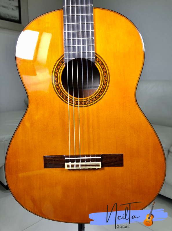 YAMAHA クラシックギター CG-120A YAMAHA CG-120A ELECTRIC CLASSICAL GUITAR 1987 – Neil Ta Music