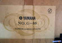 Load image into Gallery viewer, Yamaha G-50 Custom Classical Guitar (1968) with Fishman Sonitone preamp pickup system