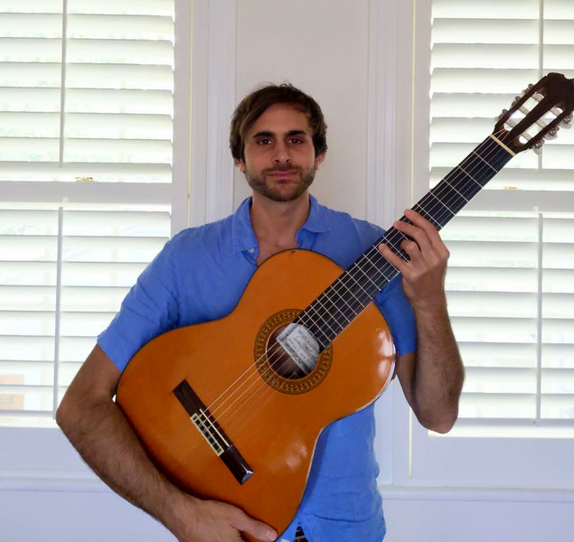 David from South Australia with a Matsuoka M20 classical guitar