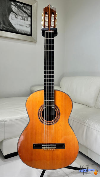 Allan and his Shinano no.53 Custom Classical Guitar (1960)