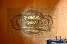 Load image into Gallery viewer, Yamaha G-80A Custom Electric Classical Guitar with Fishman Sonitone Pickup System
