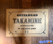 Load image into Gallery viewer, TAKAMINE NO.30 CLASSICAL GUITAR 1987
