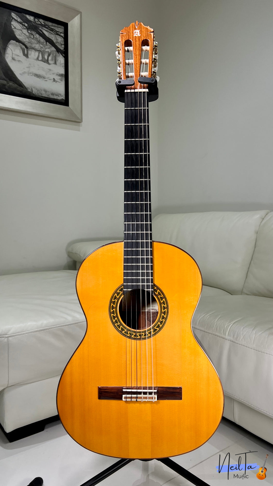 Alhambra 5Fp LH Left-Handed Flamenco Guitar