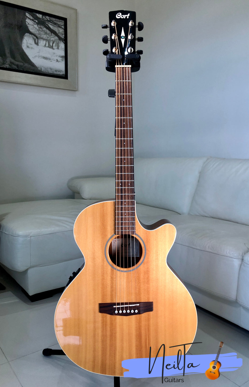 CORT SFX-1F ACOUSTIC ELECTRIC GUITAR - NATURAL
