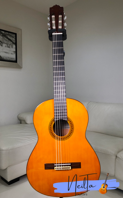 YAMAHA クラシックギター CG-120A YAMAHA CG-120A ELECTRIC CLASSICAL GUITAR 1987 – Neil Ta Music