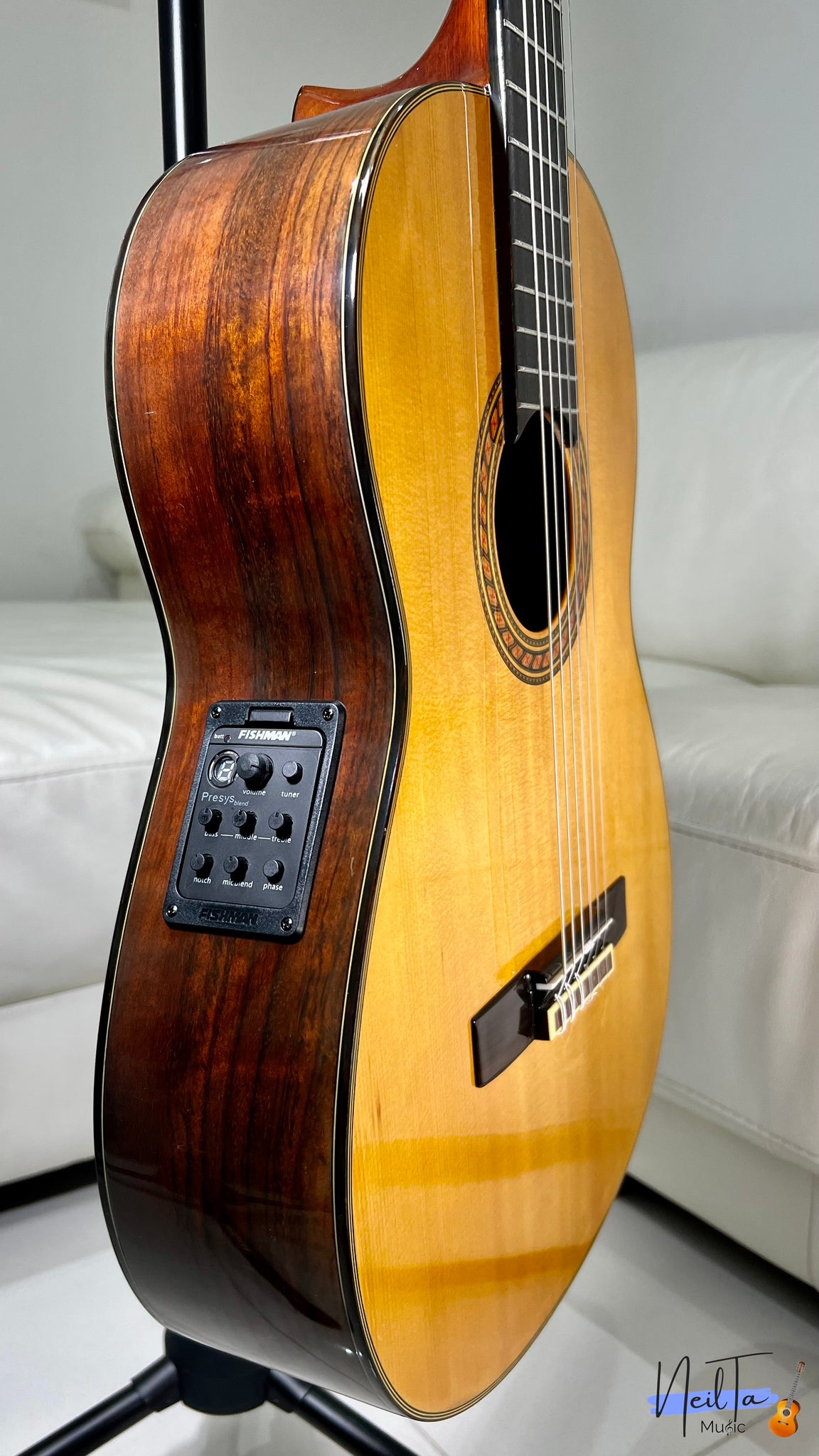 Yamaha CG-150SA Electric Classical Guitar (1980) – Neil Ta Music