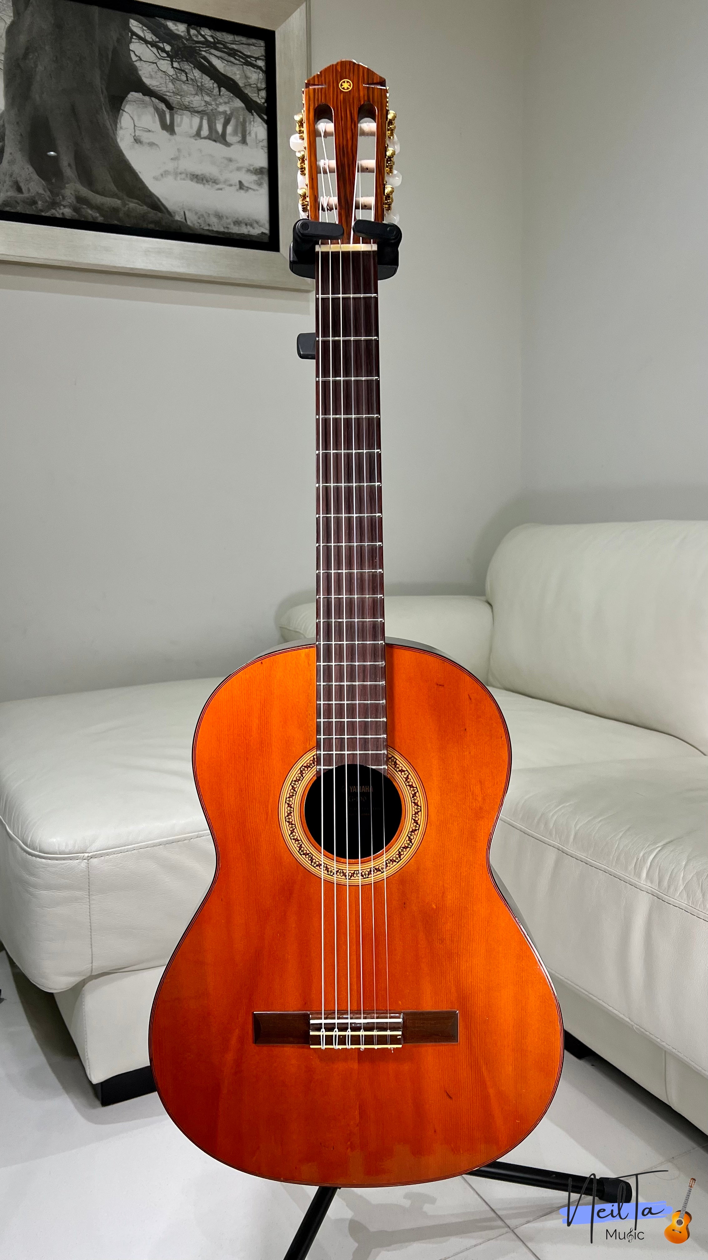 Yamaha G-100 Electric Classical Guitar (Dec 1974) with ISYS+