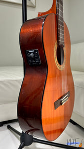 Yamaha G-100 Electric Classical Guitar (Dec 1974) with ISYS+ EQ Preamp System