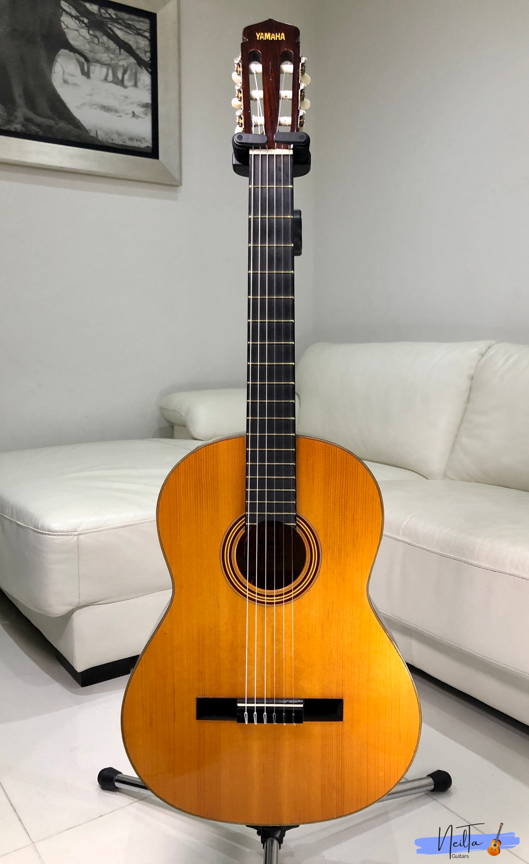 Yamaha G-50 Custom Classical Guitar (1968) with Fishman Sonitone preamp pickup system