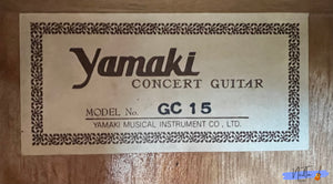 Yamaki GC-15 Concert Classical Guitar