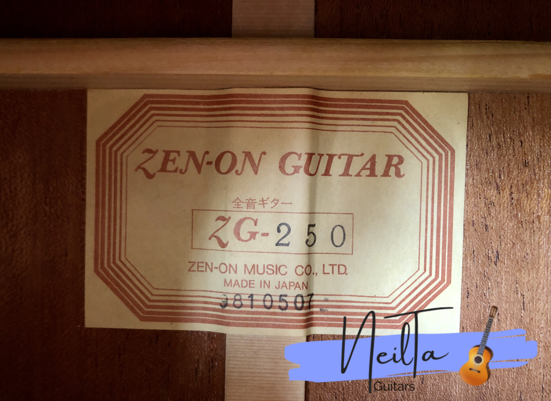 ZEN-ON ZG-250 CLASSICAL GUITAR – Neil Ta Music ZEN-ON ZG-250 CLASSICAL GUITAR – Neil Ta Music